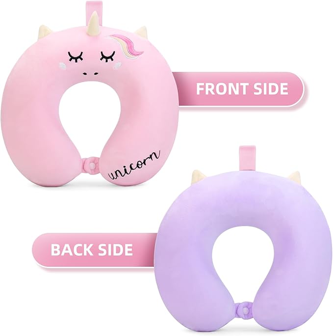 Almohada de Viaje Unicornio para Niños con Antifaz miniatura 8