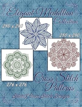 Paperback Elegant Medallion Collection - Cross Stitch Patterns Book