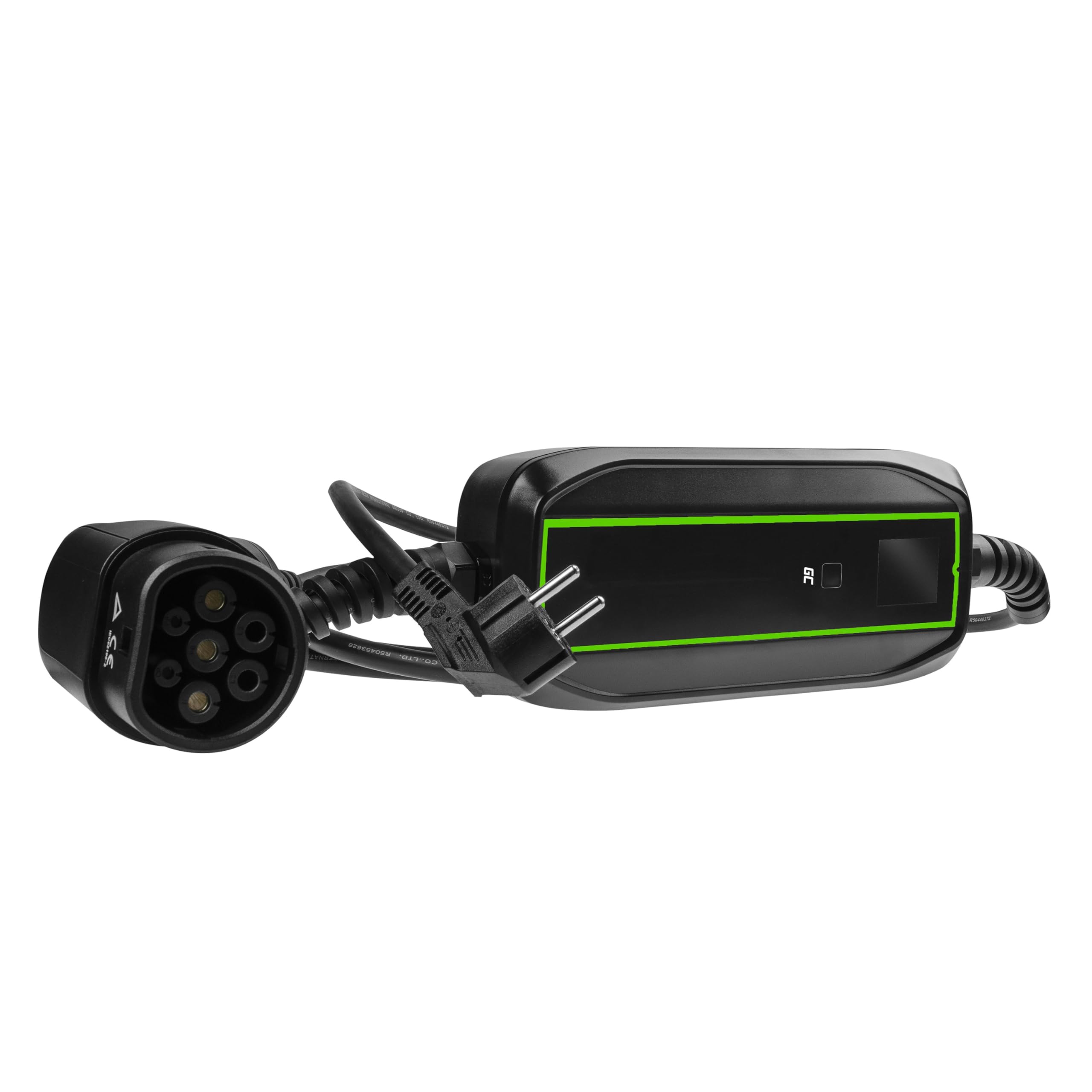 Green Cell EV Ladegerät Typ 2 Ladekabel Schuko für Elektroautos 10A / 16A 3,68kW 6,5m 1-Phasig LCD Display Tragbares EV Charger Kompatibel mit Allen Elektrofahrzeugen EV PHEV IEC 62196-2 Stecker