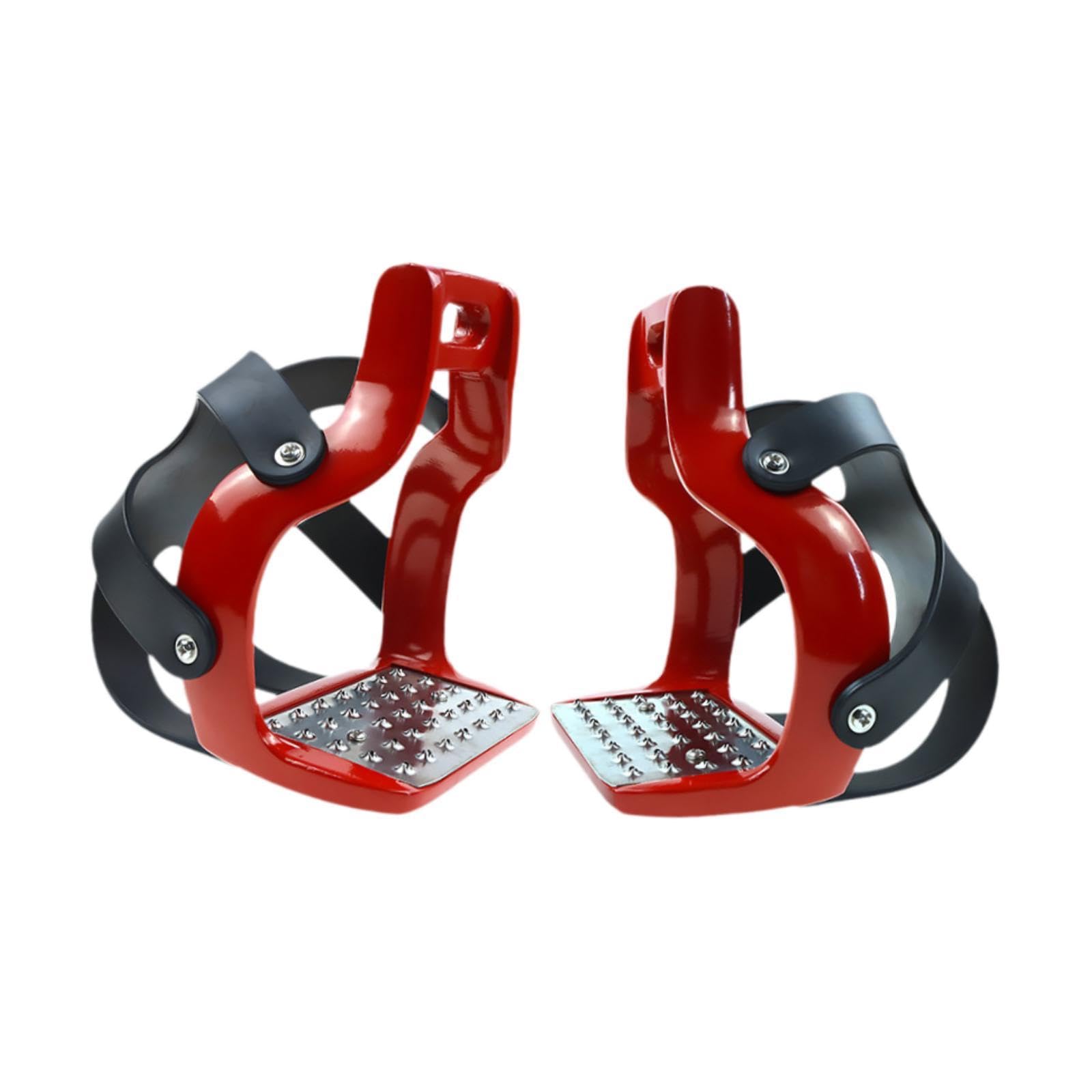 2 Piezas para Caballos, Accesorios para Sillas de Montar, Entrenamiento Profesional, Aluminio Antideslizante, Adecuado para Jinetes Y Actividades de O