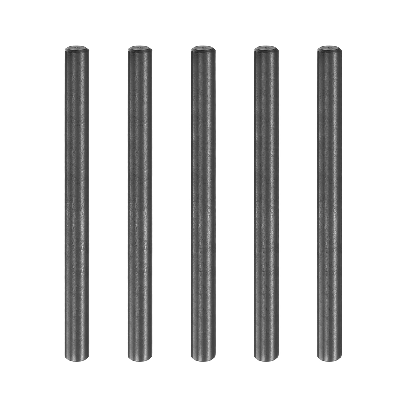 sourcing map 5Pcs 5mm x 65mm Dowel Pins, 304 Stainless Steel Cylindrical Shelf Support Pegs Chamfered End Pin Rod Fasten Elements Metal Shelf Pegs, Black โ image 1