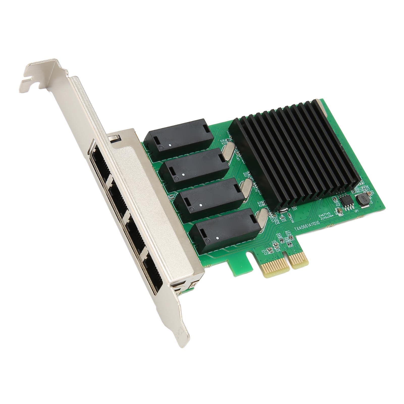 Karta Gigabit Ethernet High Speed ​​10 100 1000Mbps Kontroler NIC do urządzeń Serwerowych, Karta Sieciowa PCIe do Systemu 10 32-/64-bitowego