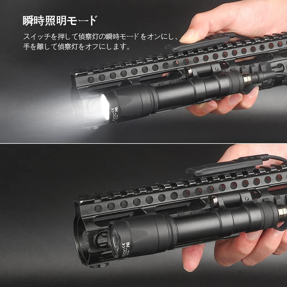 Amazon.co.jp: WADSN M600C (M640C) タイプ フリップ可動式 スカウト