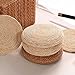 Morbuy Cojín de Suelo de Hierba Tejida a Mano, Ronda Puf Tatami...