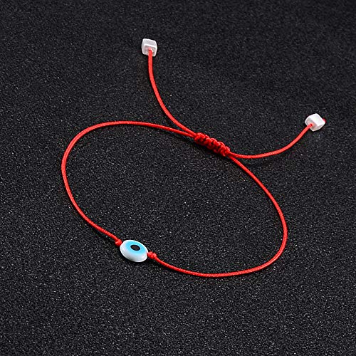 Shonyin Handmade Evil Eye Bracelets Set with Card Red String Bracelet Kabbalah Protection Luck Amulet for Women Men Family Friends4