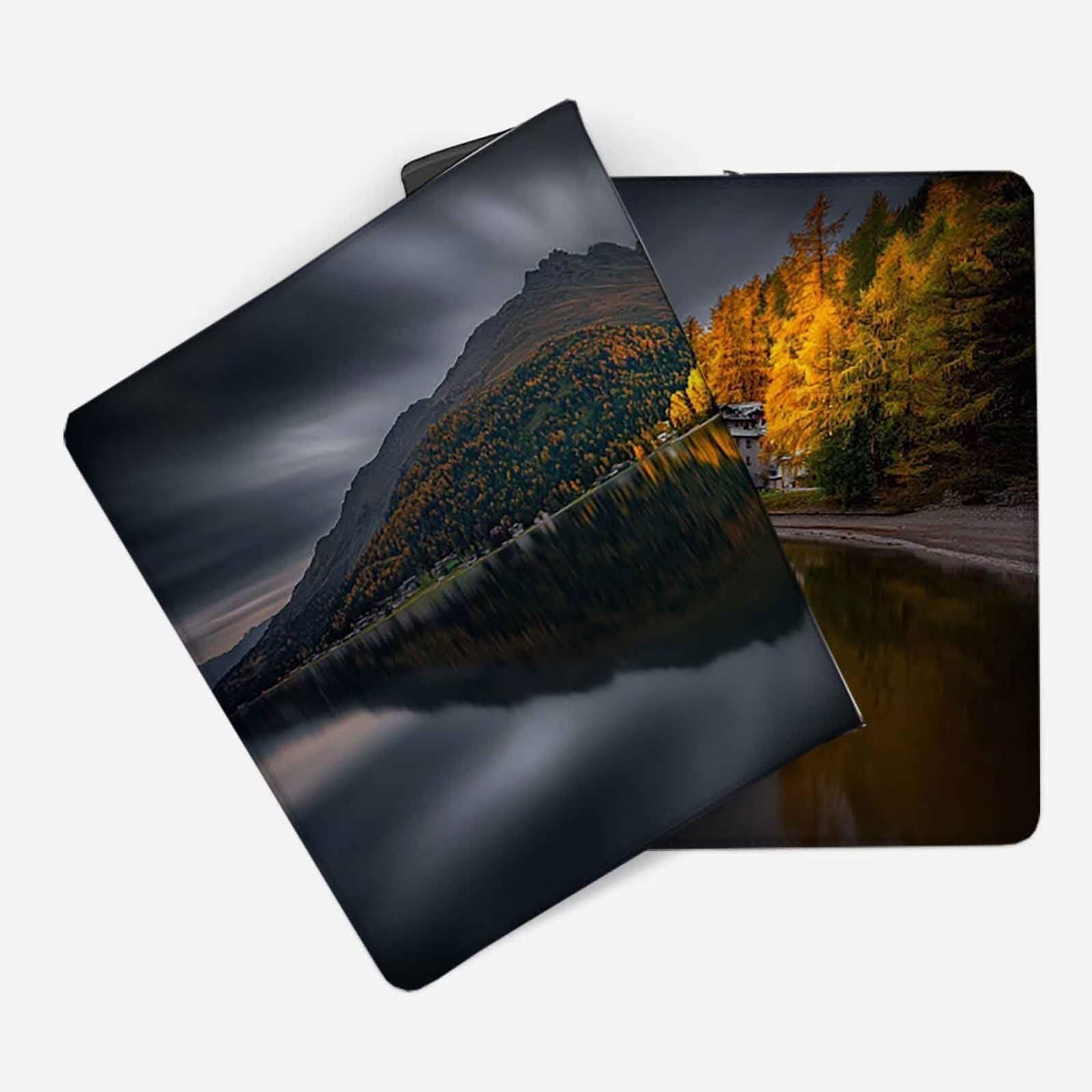 Podkładka pod mysz do gier szara podkładka pod mysz krajobrazową podkładka pod mysz XXL 1200 x 600 mm mata biurowa z przeszytymi krawędziami i antypoślizgowa, do biura, nauki, gier, akcesoriów