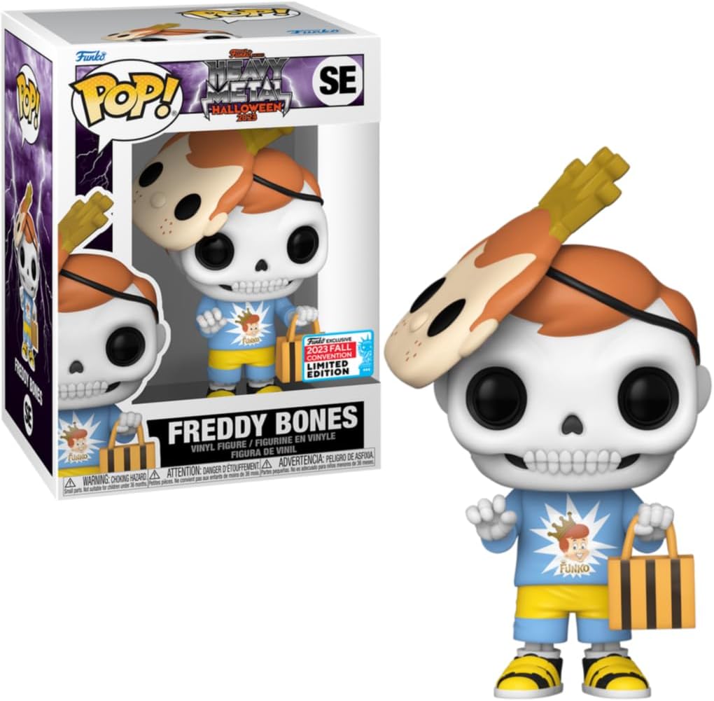 Pop! Originals: Heavy Metal Halloween 2023 - Freddy Bones with Mask (NYCC 2023 Shared Exclusive)