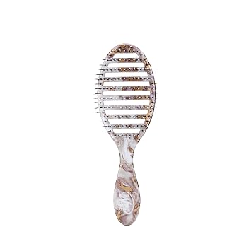 Wet Brush Speed Dry Hair Brush - Bronze Metallic Marble - Vented Design and Ultra Soft HeatFlex Bristles Are Blow Dry Safe With Ergonomic Handle Manages Tangle and Uncontrollable Hair - Pain-Free