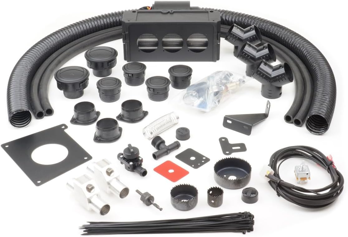 Ice Crusher UTV Cab Heater for Polaris Ranger Full Size XP1000/1000/Crew (2018-2025) with Heat Control and Defrost Bundle