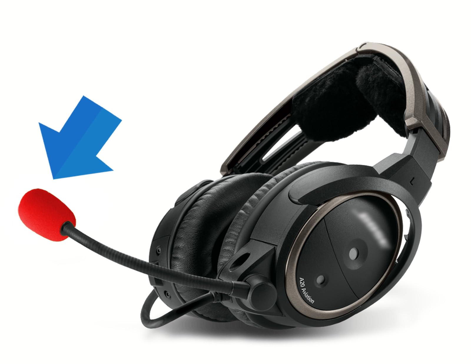 Amazon.com: LEFXMOPHY for Bose A20 Mic Cover, Red Aviation Headset