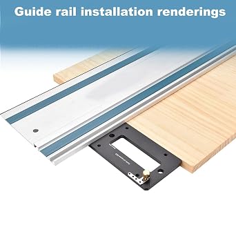 Track Saw Guide Rail Versatile Sturdy Stable 55 Inch