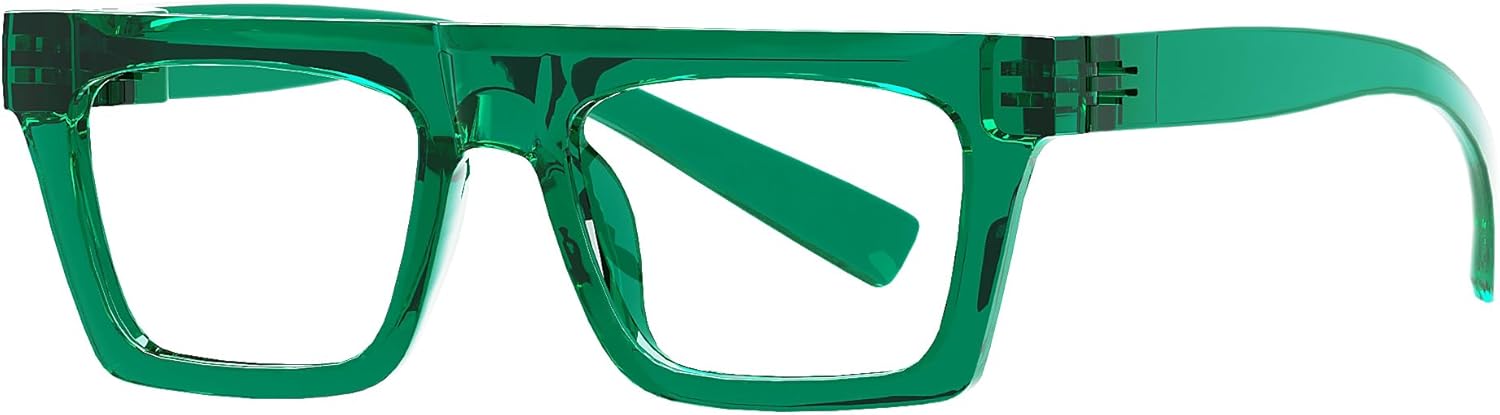 Eyekepper 6 Pack Metalless Screwless Spring Hinges Blue Light Blocking Reading Glasses for Women and Men Computer Readers +3.00