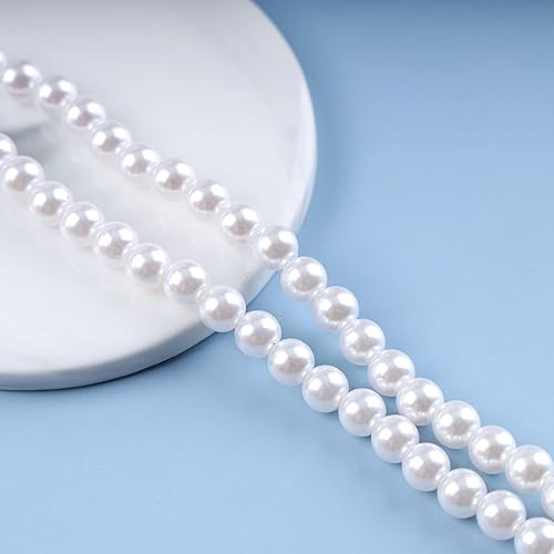 Miniatura 4 de YienDoo Gargantilla de perlas de cristal estilo bohemio, collar con colgante de mariposa de diamantes de imitación de plata, collar con cuentas