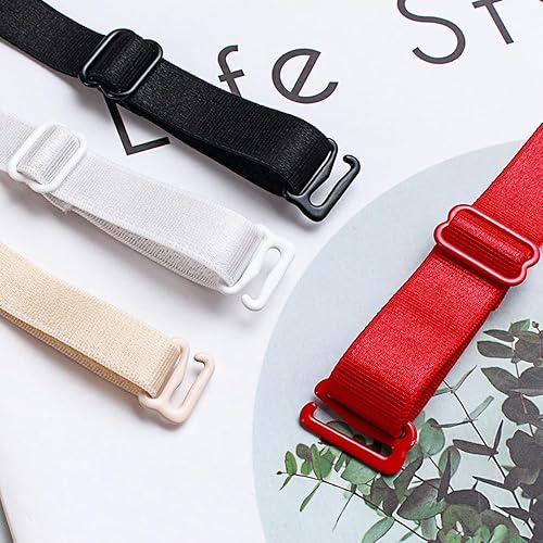 Miniatura 9 de MEIGMEIL 100 unidslote de 0.236 in  0.984 in de metal sujetador correa ganchos ajustar hebillas ropa interior deslizadores anillos clips para ajuste