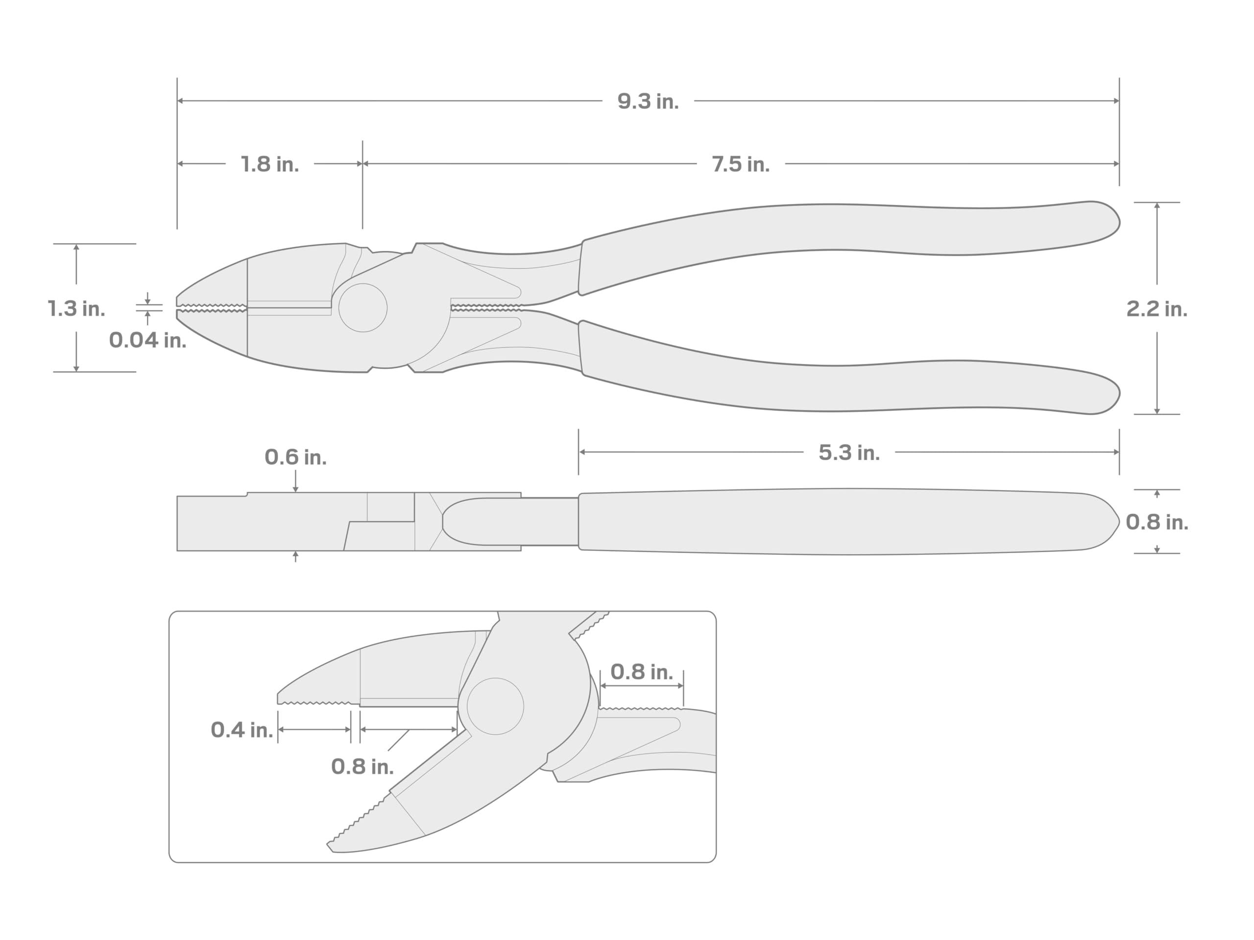 TEKTON PGF30009 - Alicates de agarre