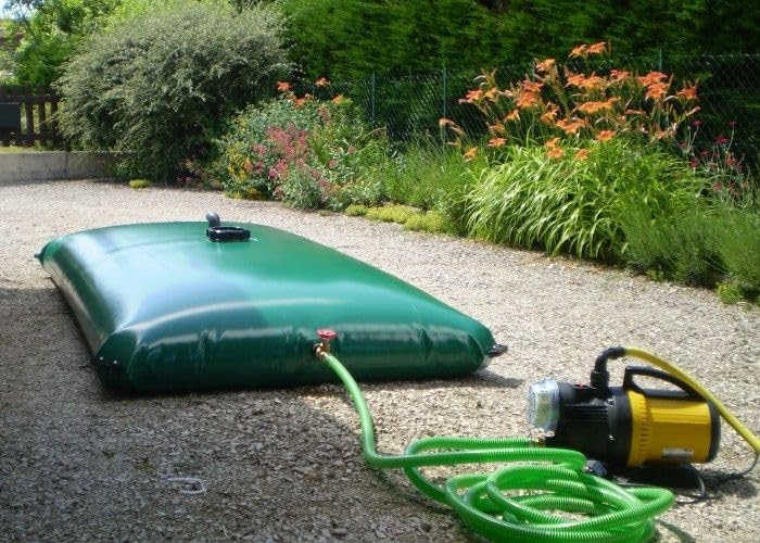 Citerne Souple 6 m3 (6000L) - PVC Traité Anti-UV - pour Jardin/Vide sanitaire/Terrasse... -...