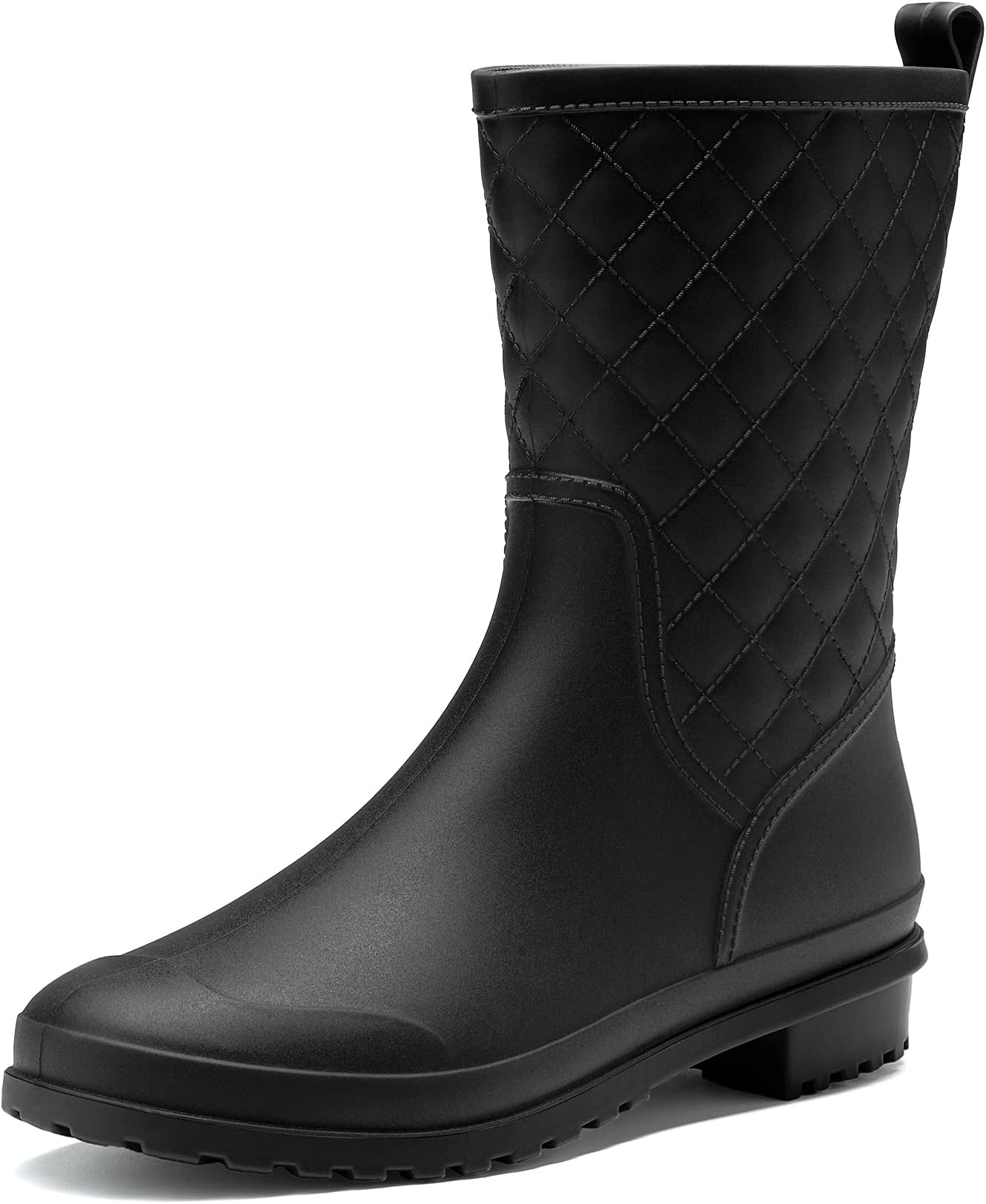 Women Wellies Mid Calf Rain Boots