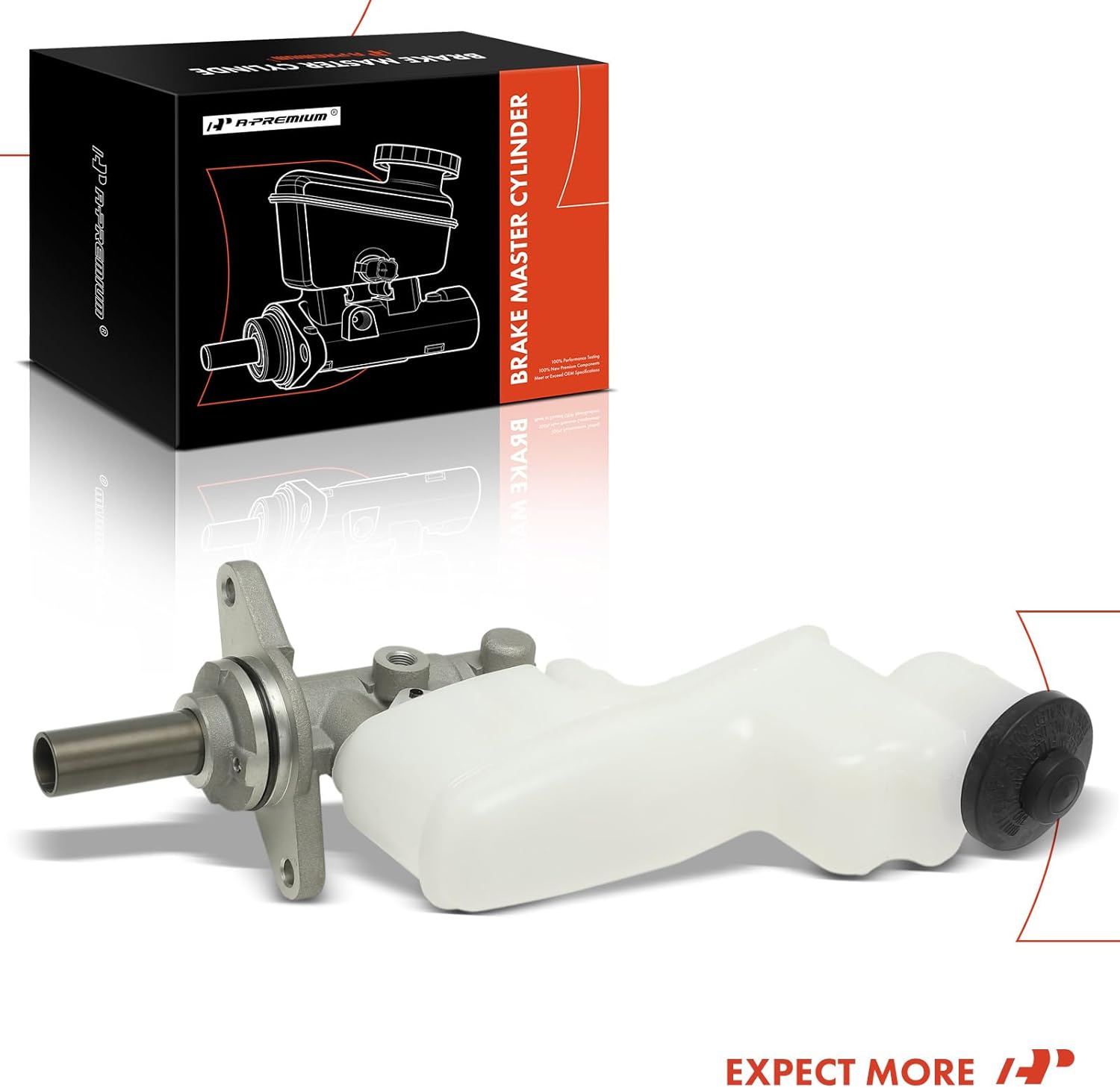 A-Premium Brake Master Cylinder with Reservoir and Sensor Compatible with Toyota Vehicles - Camry 2007-2011 (fits model Built in USA), Avalon 2008-2013