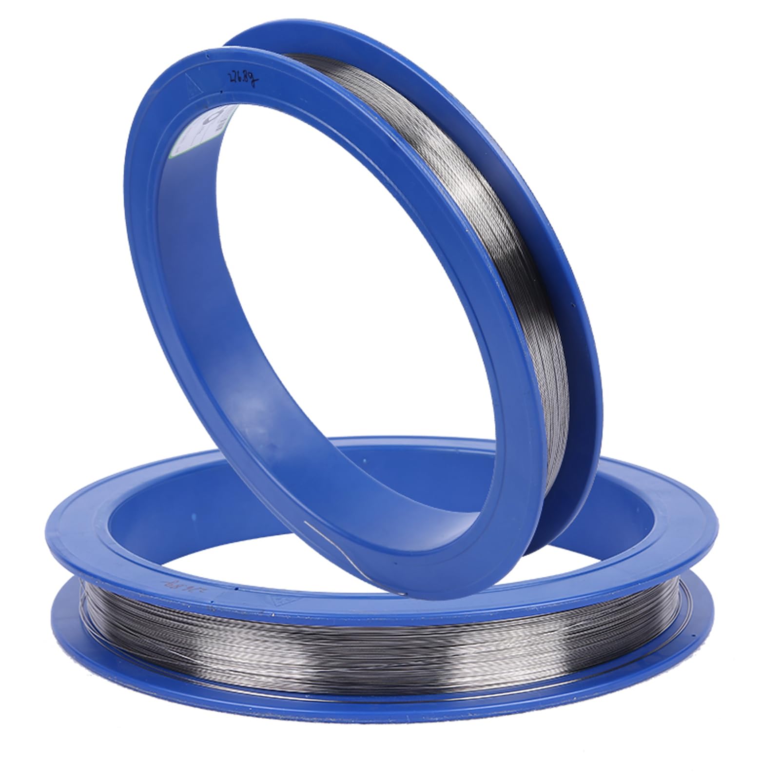 Bobine de fil métallique en filament de tungstène, Fil fin de tungstène diamètre 0,4-0,6 mm longueur 2 mètres, bobine de métal en rouleau de tungstène matières premières de haute pureté(Diameter 0.4mm