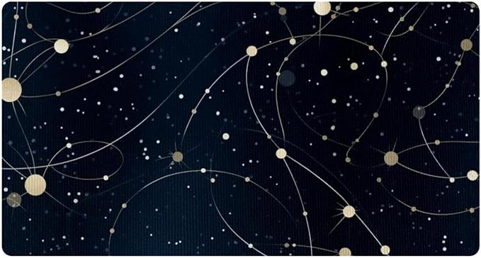 Kitchen Mat Cushioned Anti Fatigue Rug Virgo Zodiac Sign Star 15.7