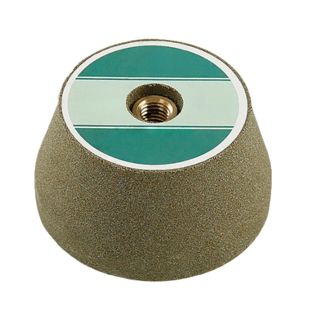 MiJunHD 3inch 75mm Stone Grinding Wheel Flaring Cup Wheel Angle Grinder Diamond Polishing Wheels for Granite Marble Tile Trimming 1Pc (Flat Surface 200 Grit)