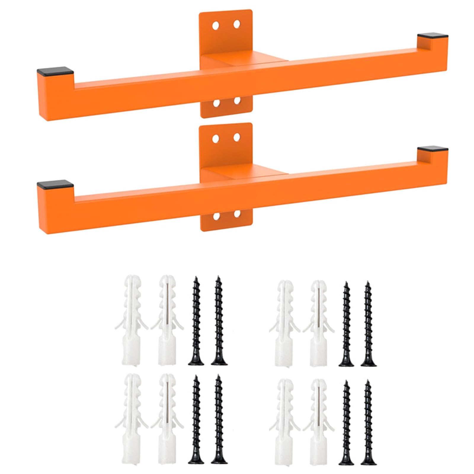 Buxuaaaa 2Pcs Duty Wall Mount Rack For Trimmers Mowers Blowers Easy Install Garden Tool Holder Wall Mount Trimmer Rack
