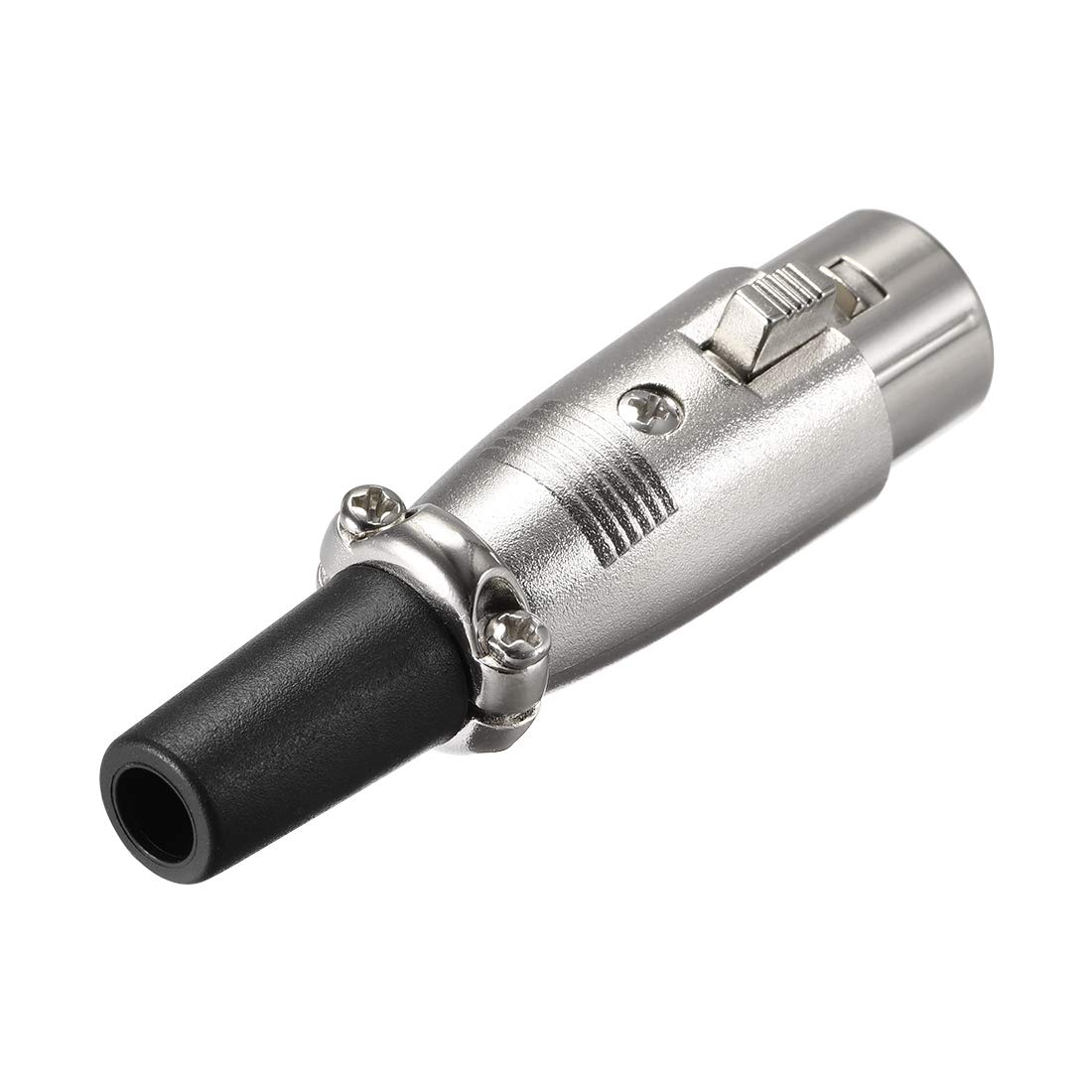 5 Connettori XLR Femmina A 3 Pin – Presa Audio In Metallo Per Montaggio A Pannello, Adattatori Per Microfono - 3
