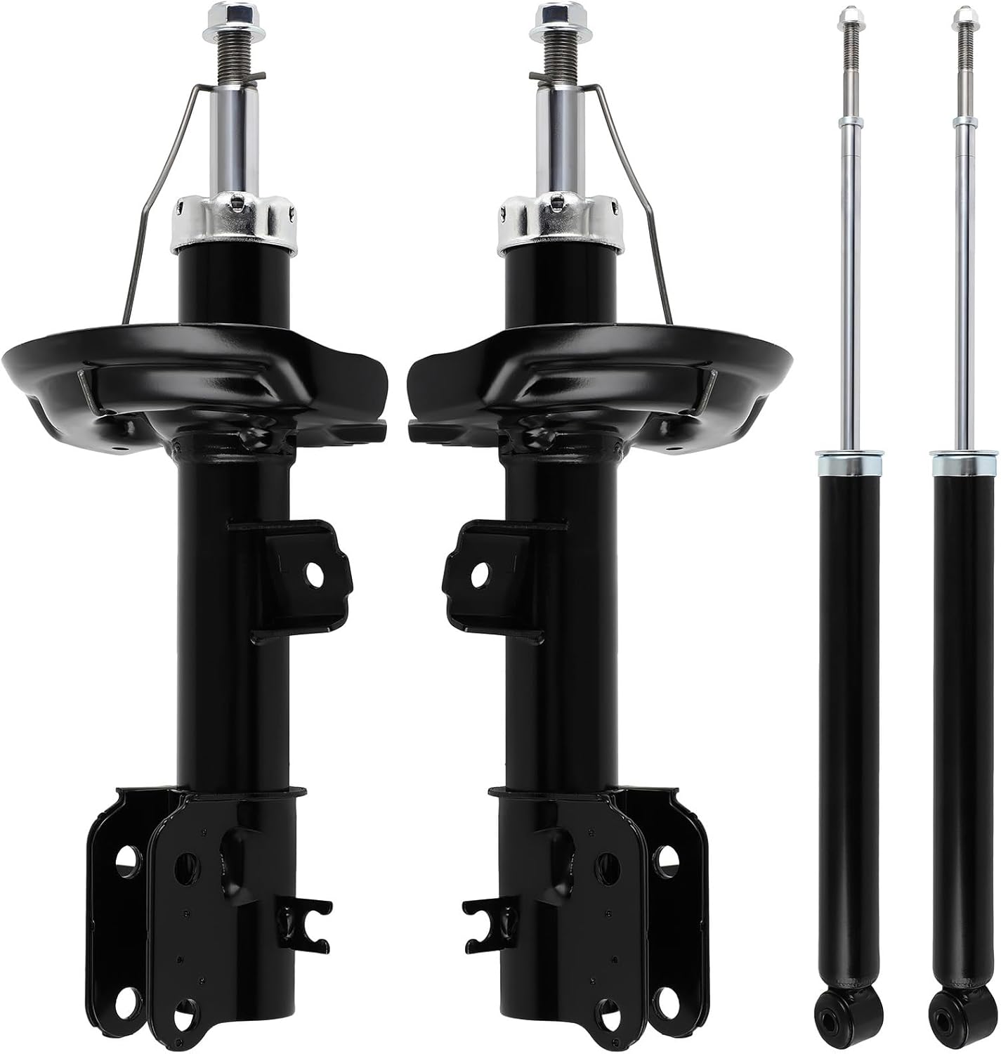 CCIYU Front and Rear Shock Absorber Compatible for Chevrolet Spark 2013-2015,4 PCS,OE-Grade Suspension Component