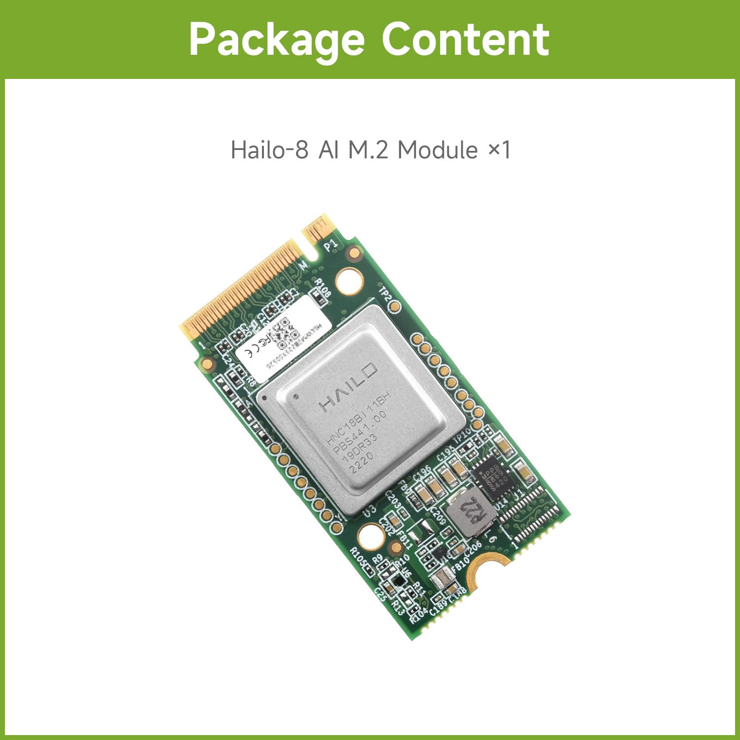 Amazon.co.jp: Waveshare Hailo-8 M.2 AIアクセラレーターモジュール