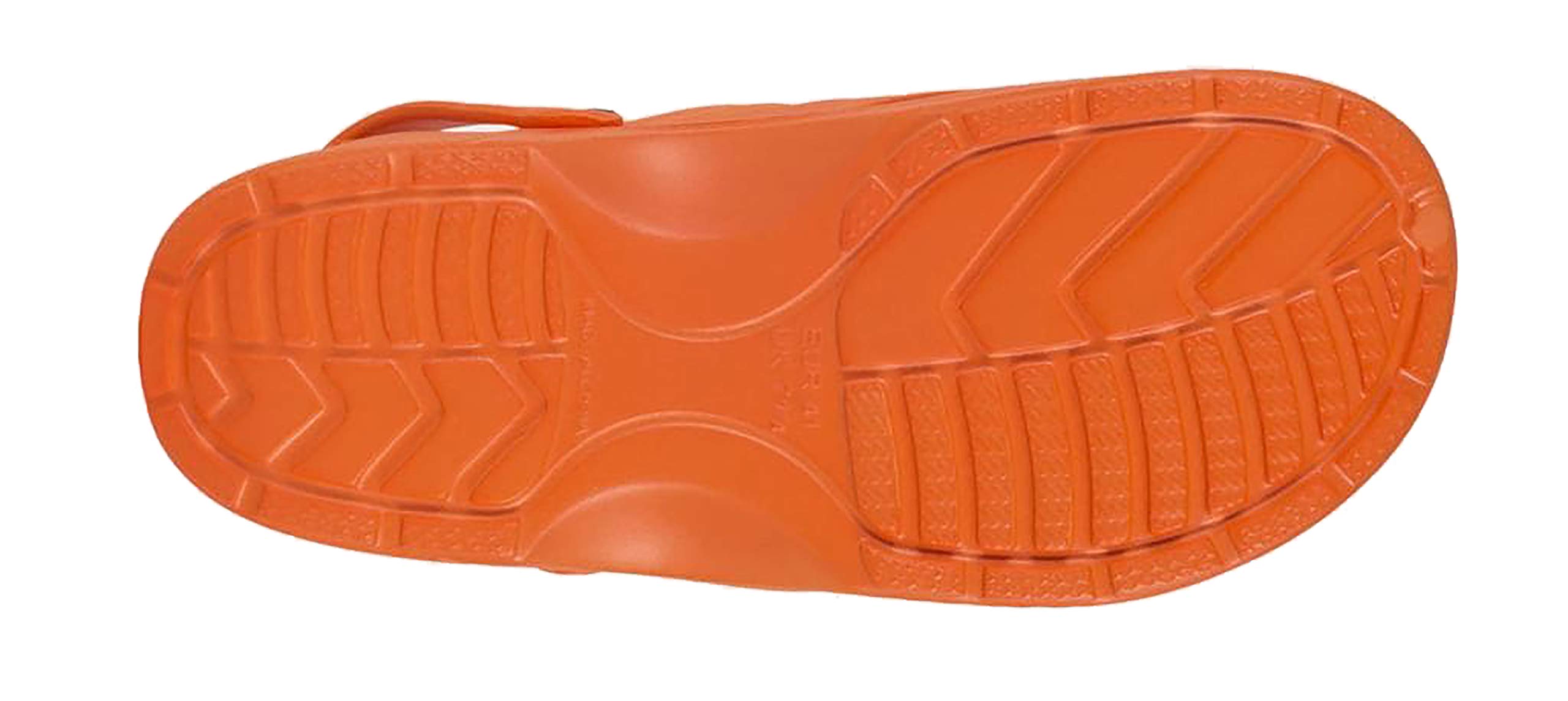 Work Team Zueco Sanitario EVA Unisex, Ultraligero, ergonómico. Anatómico, con Cámara ortopédica, Suave para los pies. Unisex Naranja 40