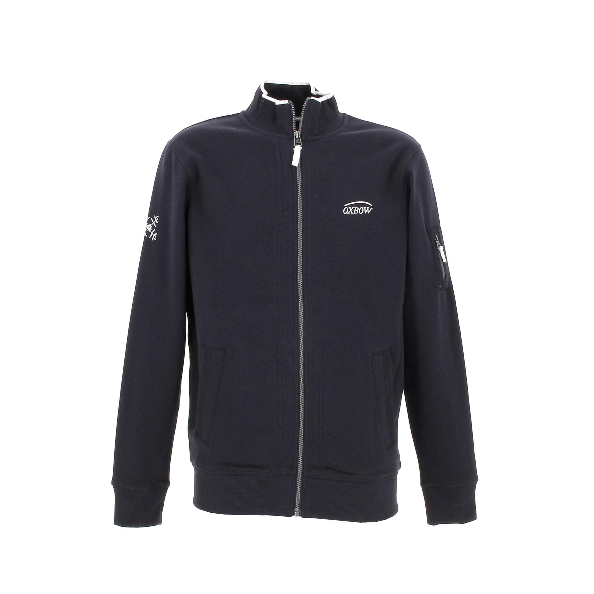 OXBOW Sweat Full Zip Essentiel SALTCOATS Essentials Hiver 2025 Zippé, sans Capuche, Uni
