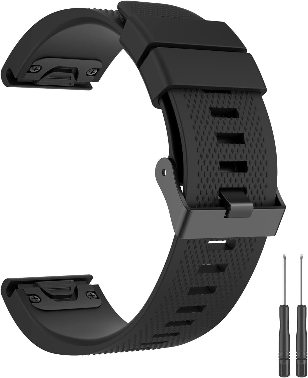 Smartwatch Garmin Cinturino Ricambio QuickFit 22 Nero Per GARMIN Fenix 5 E Forerunner 935 Art 010 12496 00 Mi Band - Foto 6