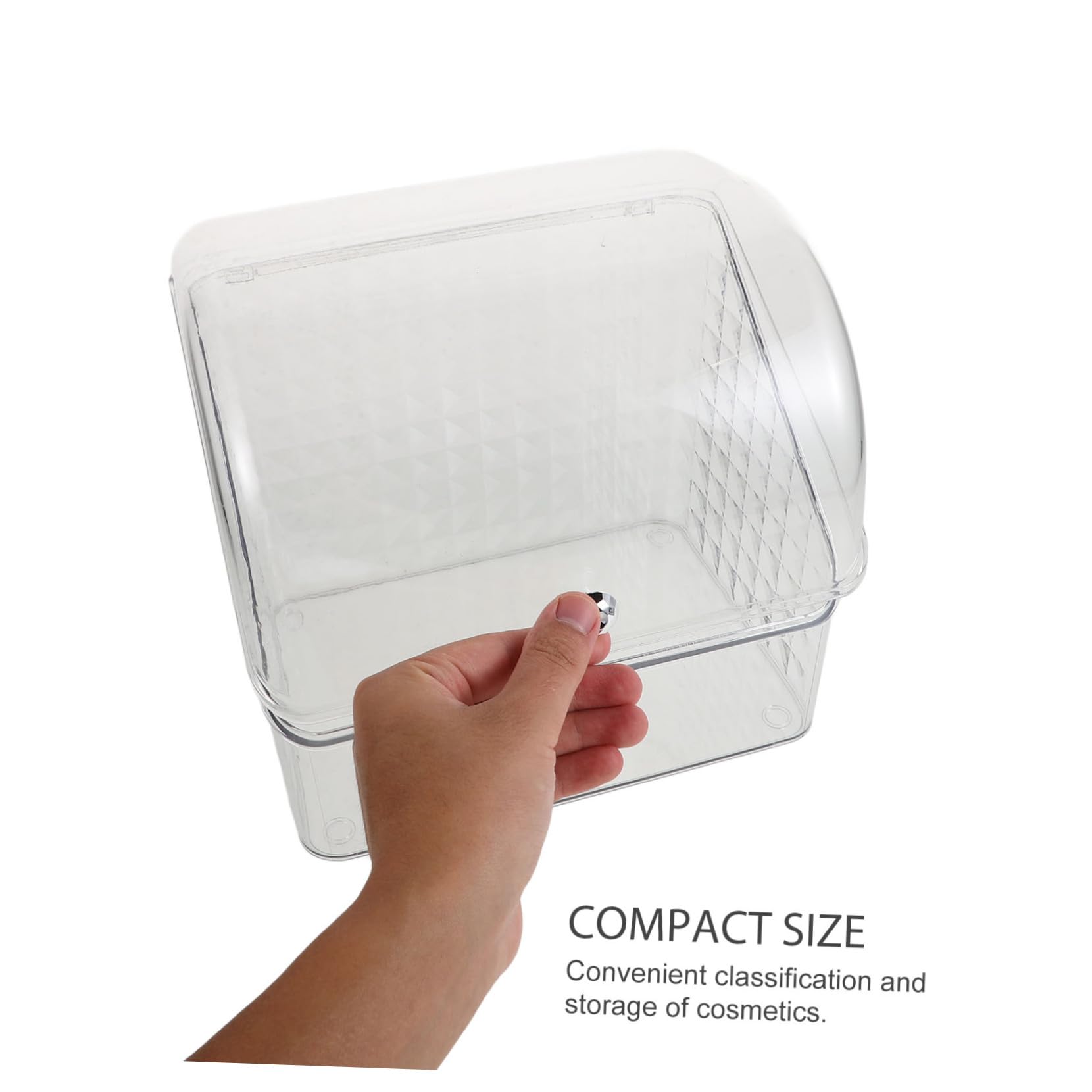 Ciieeo Aufbewahrung Für Make-up Make-up-behälter Transparenter Kosmetik-organizer Schmuckschatulle Regalkorbbehälter Für Schminktisch Hautpflegehalter Kosmetikvitrine