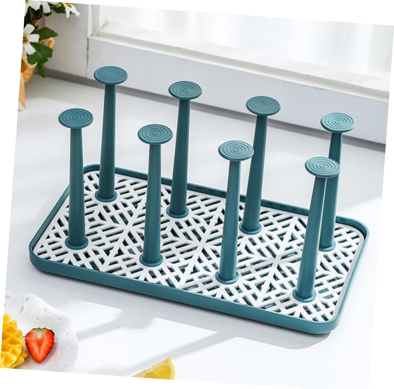 1pc Creative Glass Cup Drying Rack Stable and Practical Cup Drainer Stand for Home Use Space-Saving Design Made of Material for Organizing Mugs