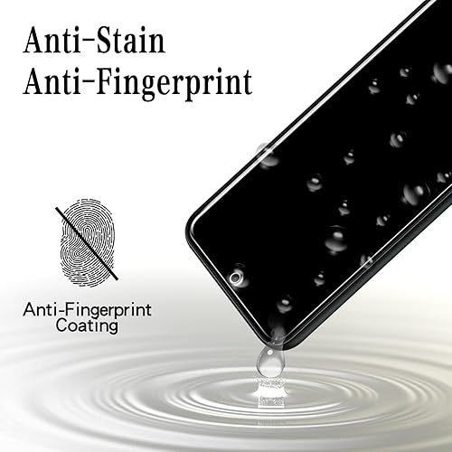 Miniatura 10 de MAYtobe Paquete de 2 protectores de pantalla diseñados para Samsung Galaxy A54 5G, vidrio templado, antiarañazos, sin burbujas, fácil de instalar