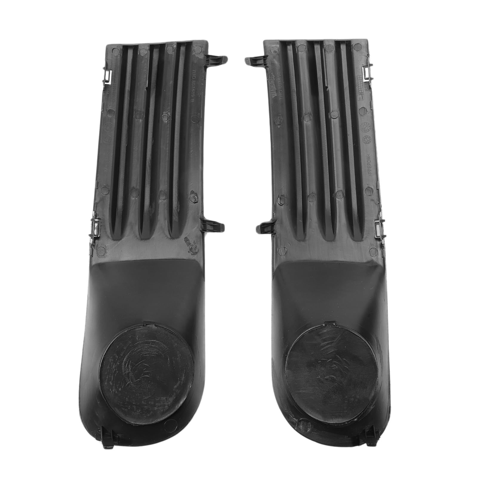2Pcs Links Rechts Stoßstange Nebelscheinwerfer Grill für Transporter T5 2003-2009 Nebel Licht Abdeckung 7H0807490A 7H0807489C