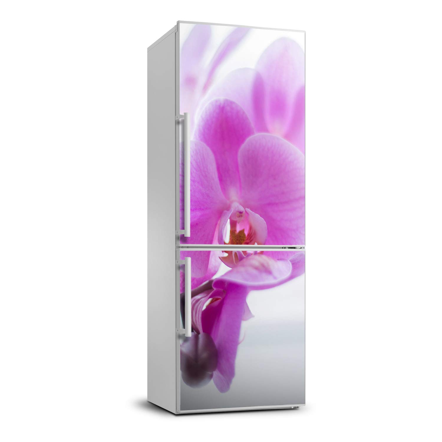 Pegatinas refrigerador rosa para tapar golpes película autoadhesiva 70x190