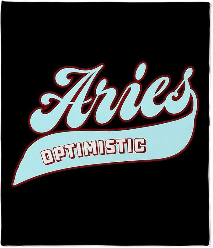 CafePress Aries Optimistic Throw Blanket Super Soft Fleece Plush Throw Blanket, 60