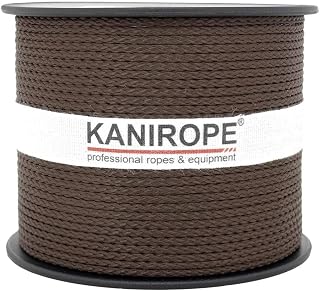 PP cuerda cuerda de polipropileno (SH 2 mm 100 m Color Marrón (0124) trenzado