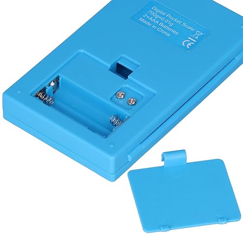 Miniatura 9 de Báscula de bolsillo, 7 modos de peso, báscula digital, dígitos grandes, botones multifuncionales, pantalla LCD azul retroiluminada para pesar joyas
