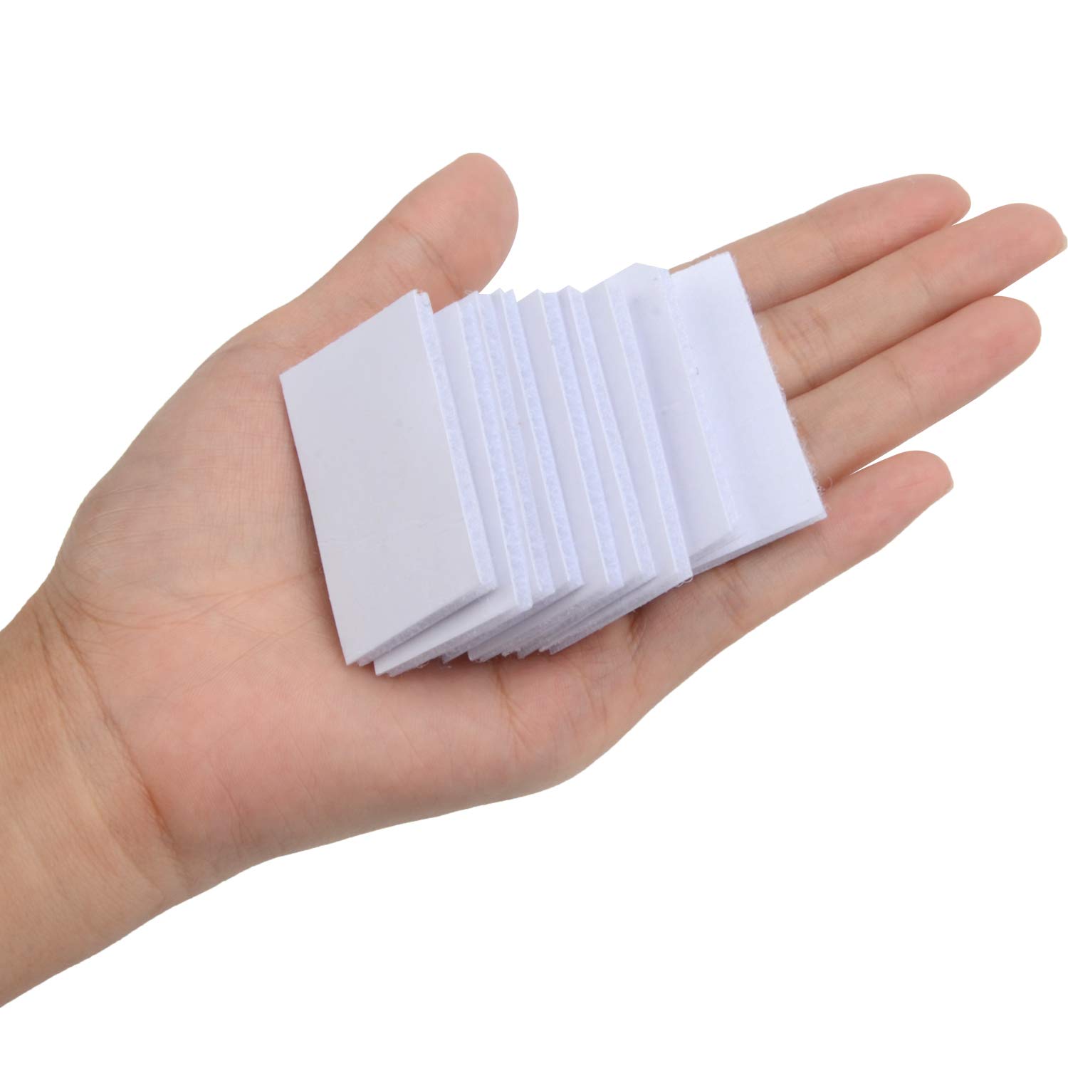 BRAVESHINE 30X50mm Super Heavy Duty Sticky Pads Stick on Self Adhesive, Nail Free Picture Hanging Strips - Image 3