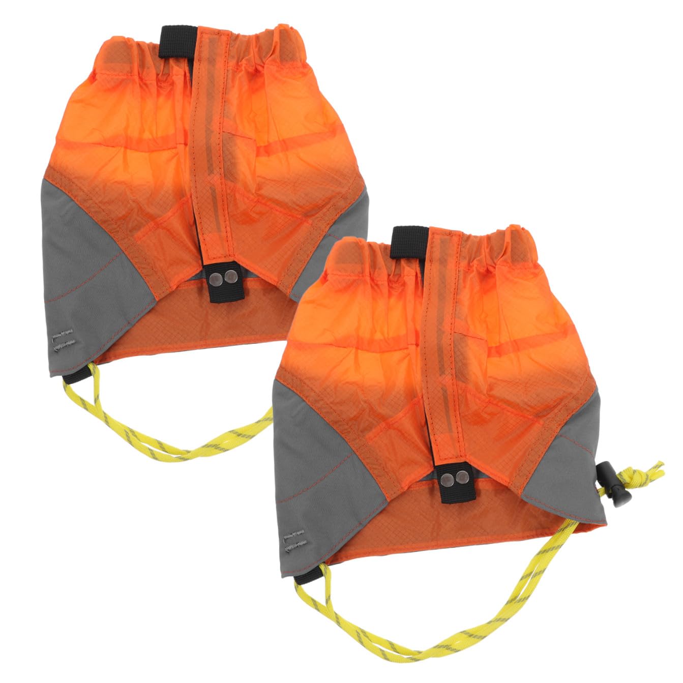 VICASKY 3 Pièces Guêtres de Randonnée Imperméables Orange Protection Sable et Respirante Réglables avec Cordon Élastique pour Chaussures de Marche Extérieur