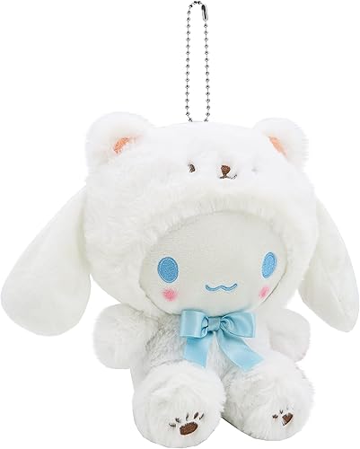 Miniatura 2 de Yonclap Juguete de peluche de oso polar, lindo muñeco de animales de peluche de animé, regalo de cumpleaños para niñas y niños (azul, 4 pulgadas)
