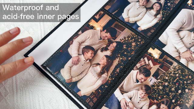 Photo Album 3.5x5 Holds 256 Photos, Linen Cover 3x5 Photo Album