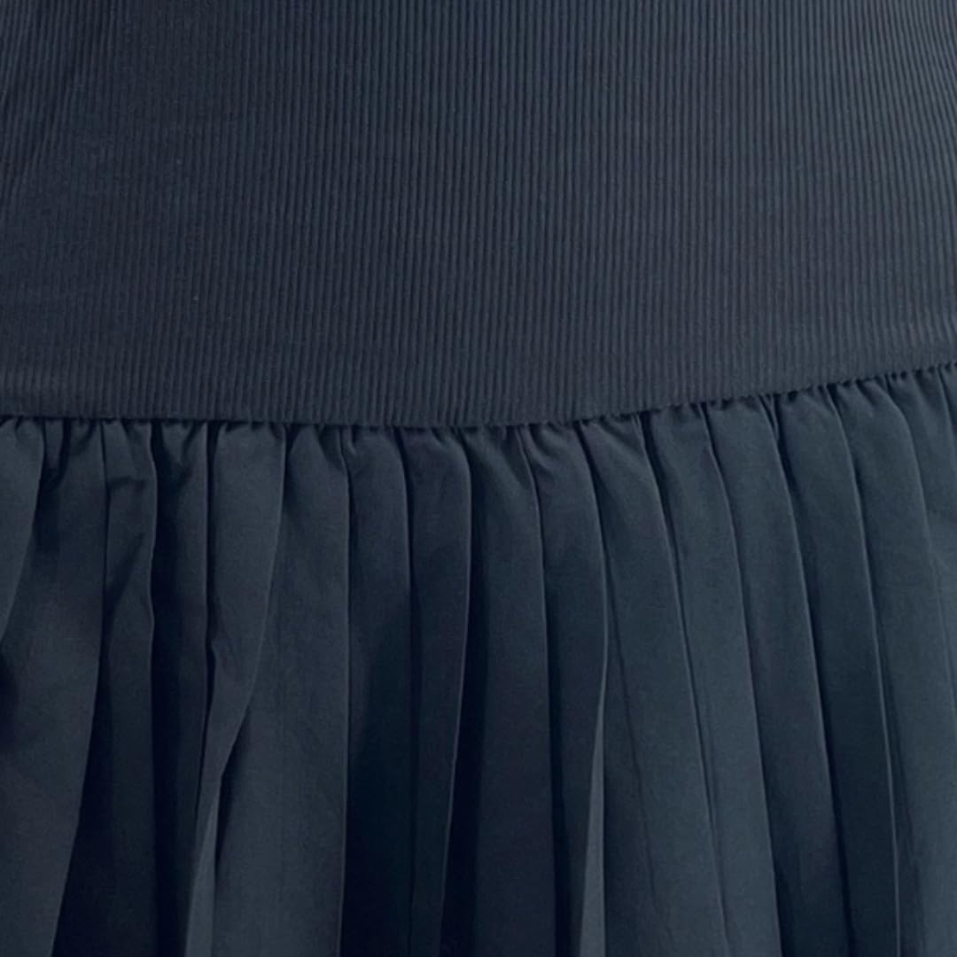 Summer Short Tank Dress Women Stretch Sleeveless Pleated A-line Casual Athletic Sport Dresses for Women - Image 5