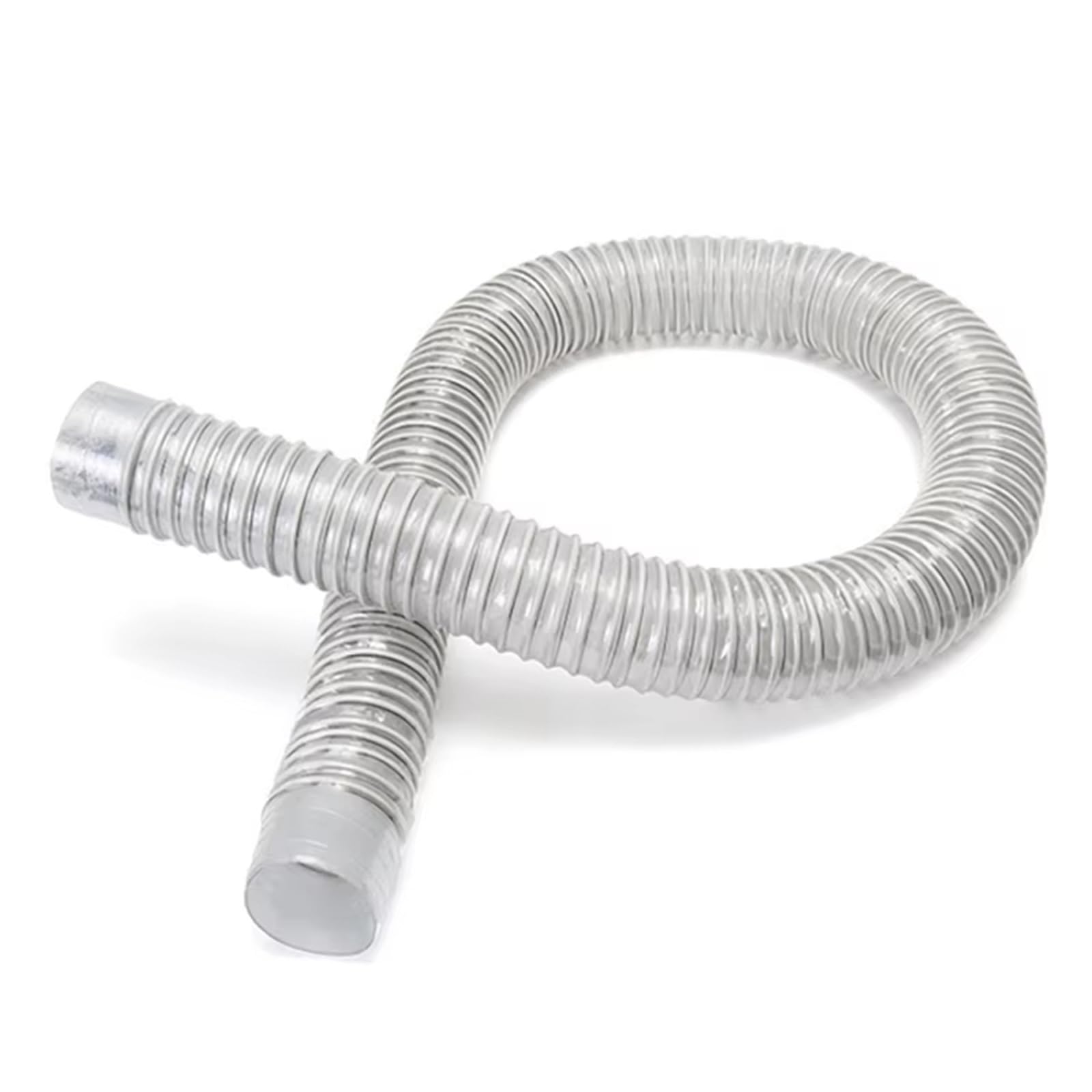 Tubo Flessibile per aspirapolvere Industriale in PVC con Diametro Interno di 50 mm, Ideale per la Raccolta di Polvere, la Lavorazione del Legno e l'incisione (3 m).