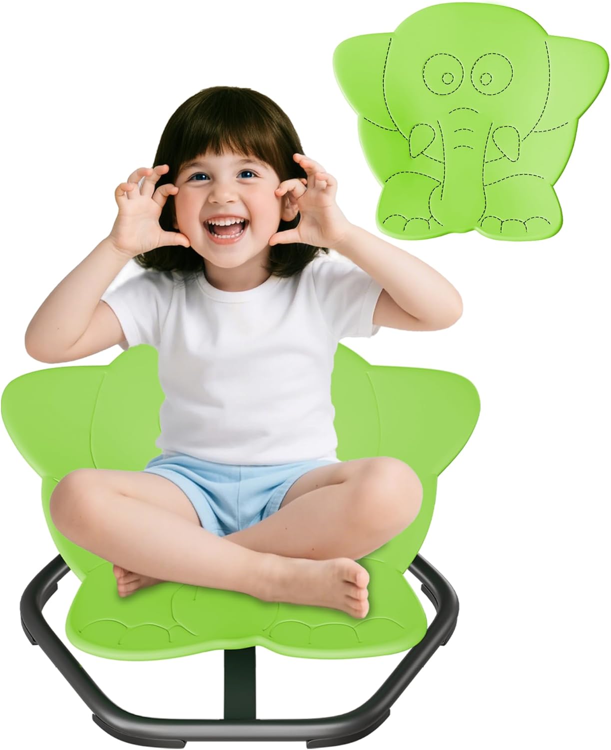 21" L 19" W Spinning Chair for Autistic Kids