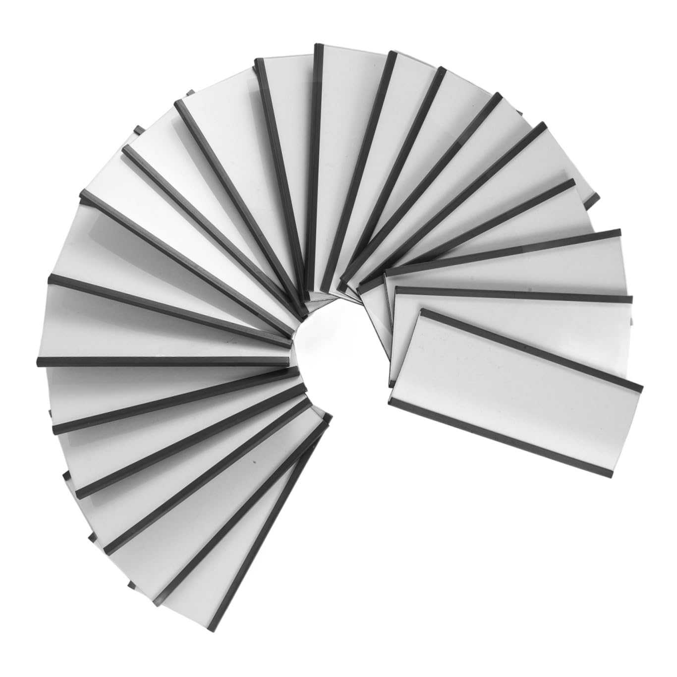 20 Pezzi Portaetichette Magnetico Clip per Etichette Cartellini per Magazzino Ufficio Supermercato Resistente e Riutilizzabile