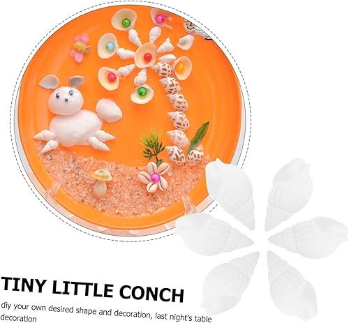 Miniatura 8 de Inicio Accesorios Adornos para decoración de flores 100 piezas Decoración de mesa de boda Conchas marinas a granel Conchas marinas naturales