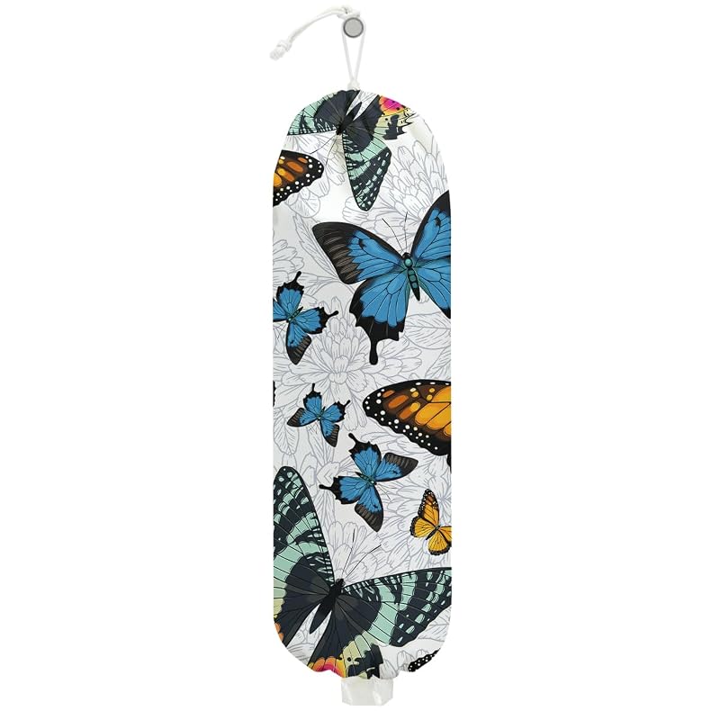 Suporte suspenso para sacolas plásticas HZMLYDJ com estampa Butterfly 01